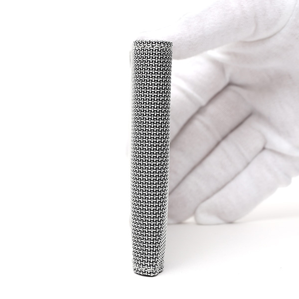  二つ折り財布 メンズ スキミング防止 小銭入れなし おしゃれ シルバー 銀色 スチュワート・スタンド(STEWART/STAND)