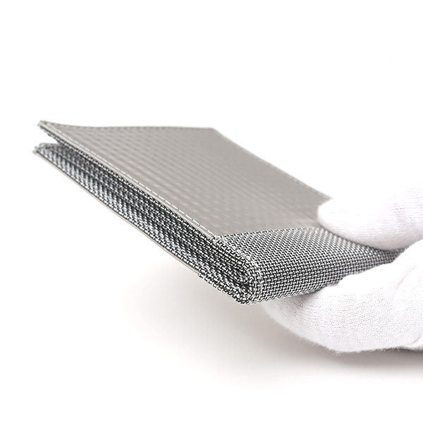  二つ折り財布 メンズ スキミング防止 小銭入れなし おしゃれ シルバー 銀色 スチュワート・スタンド(STEWART/STAND)