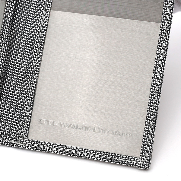  カードケース スキミング防止 ICカード クレジットカード メンズ レディース シルバー 銀色 スチュワート・スタンド(STEWART/STAND)