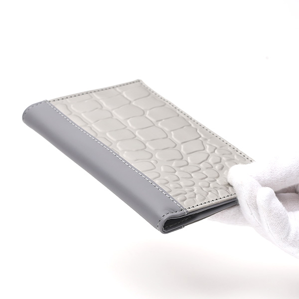  パスポートケース スキミング防止 パスポートカバー シルバー 銀色 スチュワート・スタンド(STEWART/STAND)