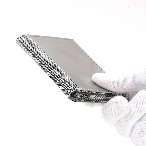  名刺入れ メンズ ブランド シルバー 銀色 スチュワート・スタンド(STEWART/STAND)