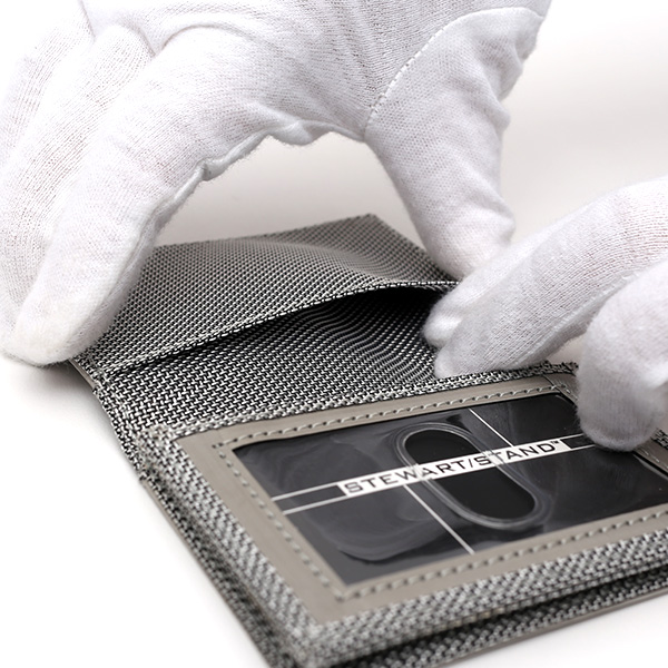  名刺入れ メンズ ブランド シルバー 銀色 スチュワート・スタンド(STEWART/STAND)
