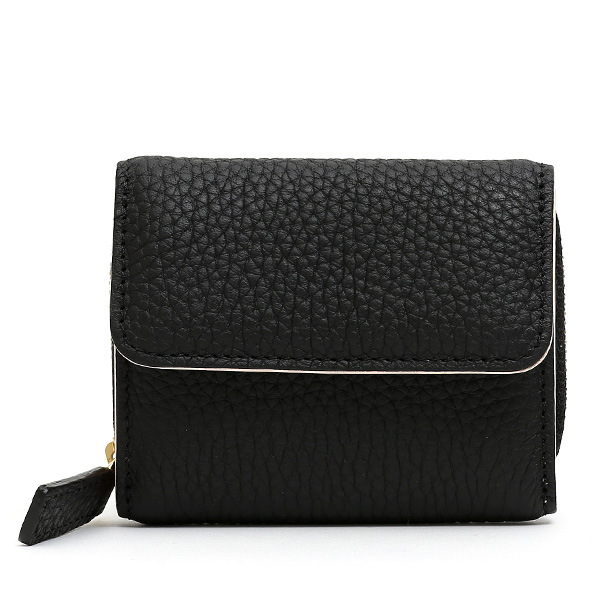 StitchandSew(スティッチアンドソー) レザー ウォレット 二つ折り財布 ブラック