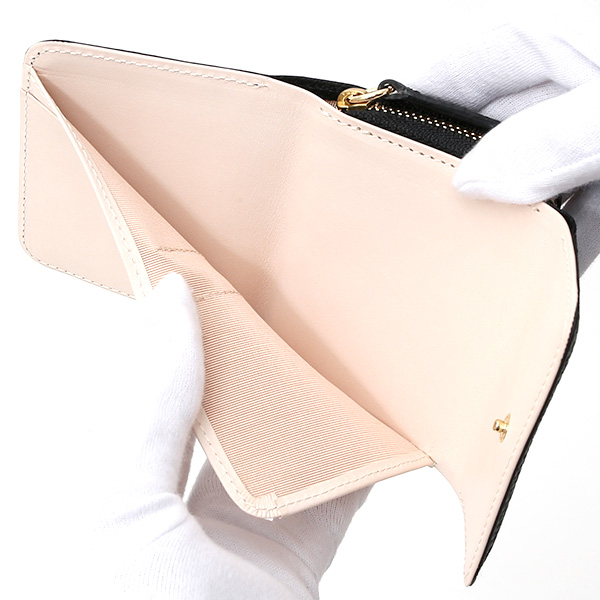  二つ折り レザー 本革 財布 メンズ レディース ブラック 黒 黒色 小銭入れ 日本製 ブランド 皮 サイフ StitchandSew(スティッチアンドソー)