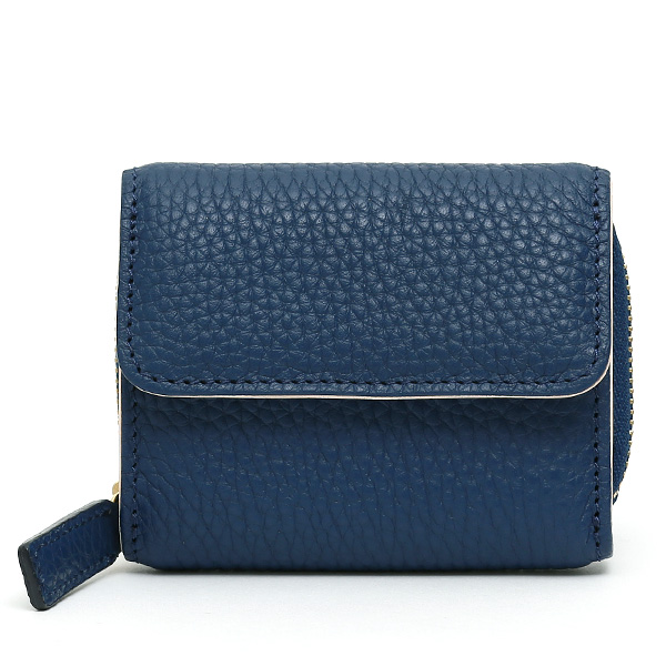 StitchandSew(スティッチアンドソー) レザー ウォレット 二つ折り財布 ネイビー