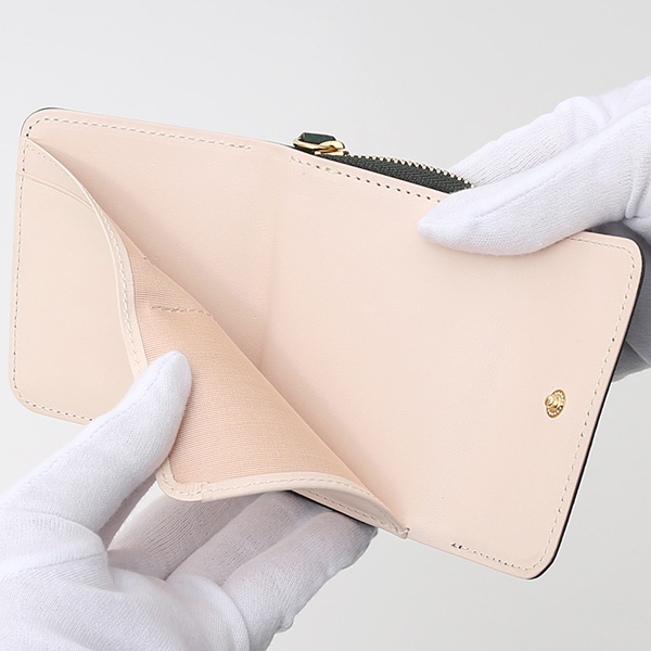  二つ折り レザー 本革 財布 メンズ レディース グリーン 緑色 小銭入れ 日本製 ブランド 皮 サイフ StitchandSew(スティッチアンドソー)