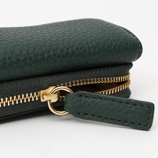  二つ折り レザー 本革 財布 メンズ レディース グリーン 緑色 小銭入れ 日本製 ブランド 皮 サイフ StitchandSew(スティッチアンドソー)