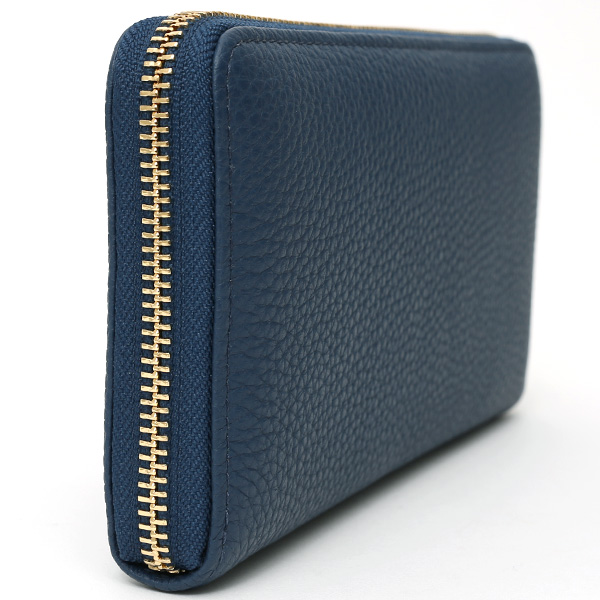  長財布 ラウンドファスナー 本革 レザー メンズ レディース ブルー ネイビー 青色 日本製 ラウンドジップ 大容量 StitchandSew(スティッチアンドソー)
