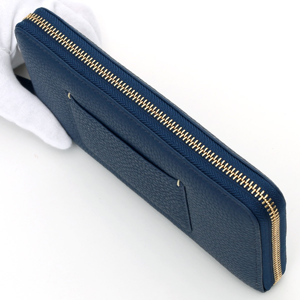  長財布 ラウンドファスナー 本革 レザー メンズ レディース ブルー ネイビー 青色 日本製 ラウンドジップ 大容量 StitchandSew(スティッチアンドソー)