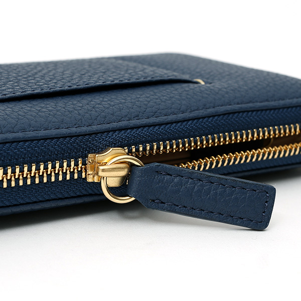  長財布 ラウンドファスナー 本革 レザー メンズ レディース ブルー ネイビー 青色 日本製 ラウンドジップ 大容量 StitchandSew(スティッチアンドソー)