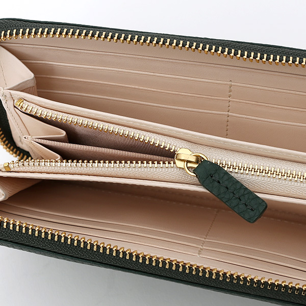  長財布 ラウンドファスナー 本革 レザー メンズ レディース グリーン 緑色 日本製 ラウンドジップ 大容量 StitchandSew(スティッチアンドソー)