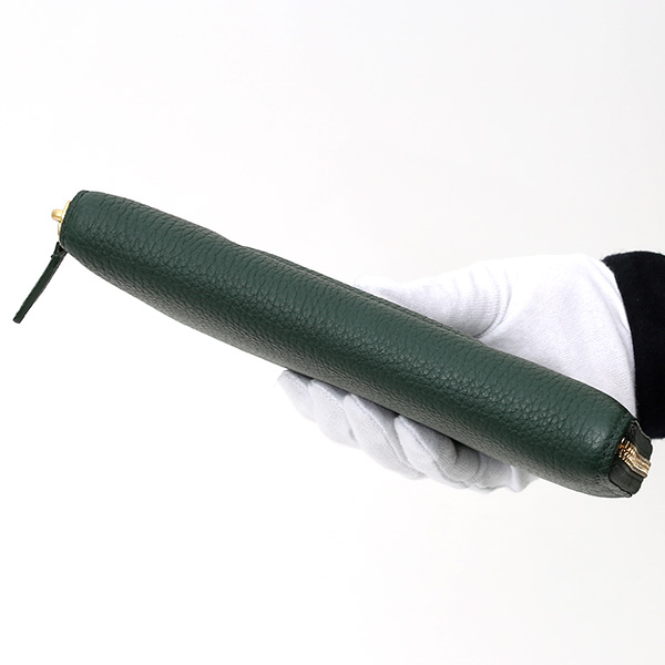  長財布 ラウンドファスナー 本革 レザー メンズ レディース グリーン 緑色 日本製 ラウンドジップ 大容量 StitchandSew(スティッチアンドソー)