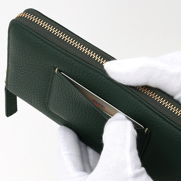  長財布 ラウンドファスナー 本革 レザー メンズ レディース グリーン 緑色 日本製 ラウンドジップ 大容量 StitchandSew(スティッチアンドソー)