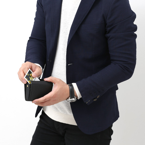  名刺入れ 本革 日本製 メンズ カードケース ブラック 黒 黒色 レザー 革 国内生産 皮 カード入れ レディース StitchandSew(スティッチアンドソー)