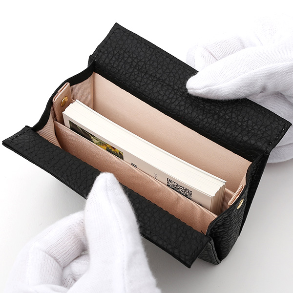  名刺入れ 本革 日本製 メンズ カードケース ブラック 黒 黒色 レザー 革 国内生産 皮 カード入れ レディース StitchandSew(スティッチアンドソー)