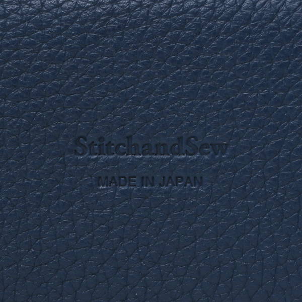  名刺入れ 本革 日本製 メンズ カードケース ブルー ネイビー 青色 レザー 革 国内生産 皮 カード入れ レディース StitchandSew(スティッチアンドソー)