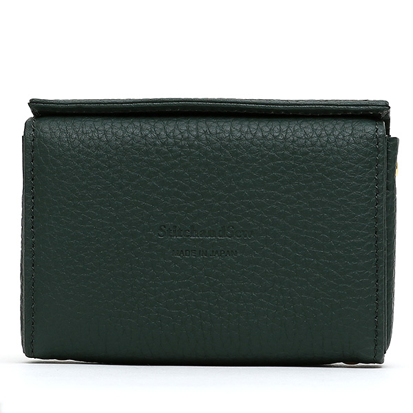 StitchandSew(スティッチアンドソー) レザー カードケース 名刺入れ グリーン