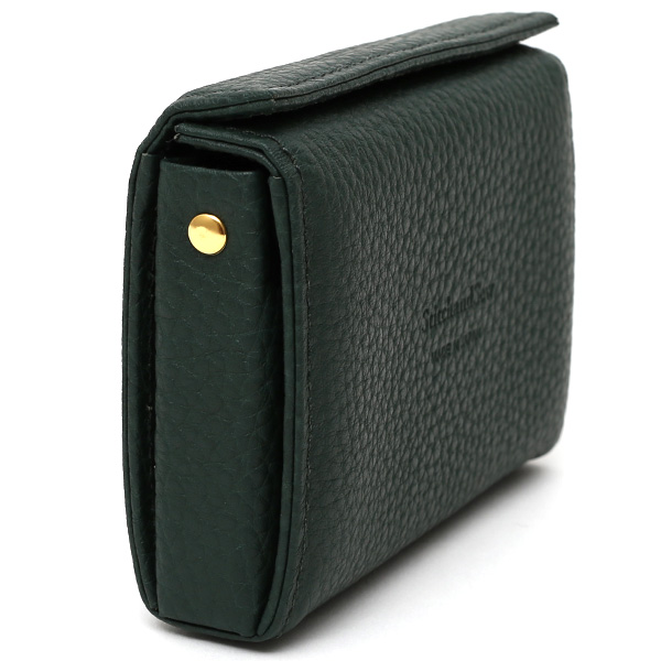  名刺入れ 本革 日本製 メンズ カードケース グリーン 緑色 レザー 革 国内生産 皮 カード入れ レディース StitchandSew(スティッチアンドソー)