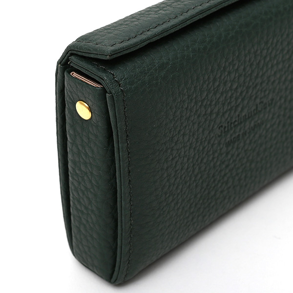 名刺入れ 本革 日本製 メンズ カードケース グリーン 緑色 レザー 革 国内生産 皮 カード入れ レディース StitchandSew(スティッチアンドソー)