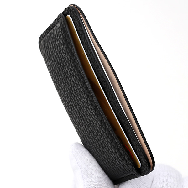 定期入れ パスケース 本革 レザー メンズ レディース ブラック 黒 黒色 日本製 カードケース 革 レザー StitchandSew(スティッチアンドソー)