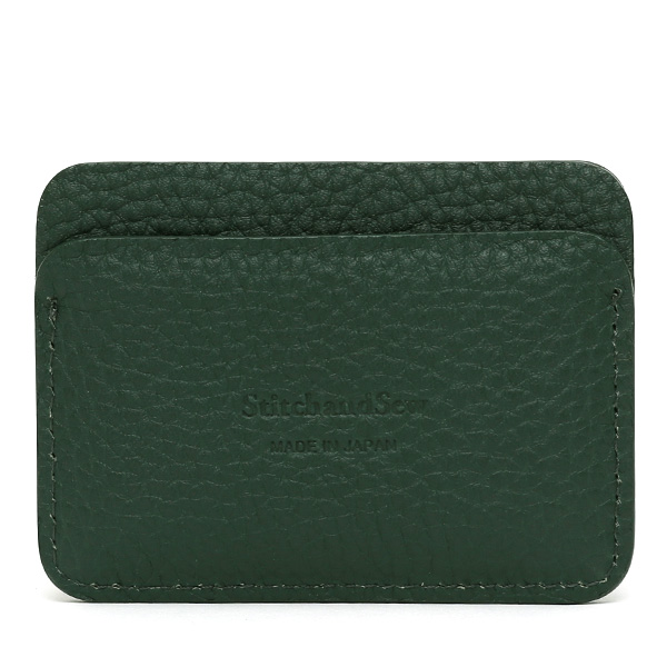 StitchandSew(スティッチアンドソー) レザー パスケース カードケース グリーン