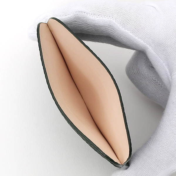  定期入れ パスケース 本革 レザー メンズ レディース グリーン 緑色 日本製 カードケース 革 レザー StitchandSew(スティッチアンドソー)