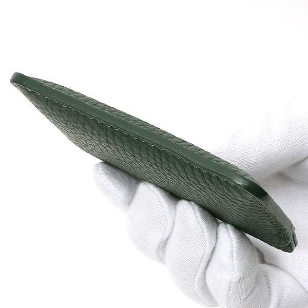  定期入れ パスケース 本革 レザー メンズ レディース グリーン 緑色 日本製 カードケース 革 レザー StitchandSew(スティッチアンドソー)