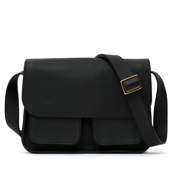 StitchandSew(スティッチアンドソー) レザー ショルダーバッグ ブラック