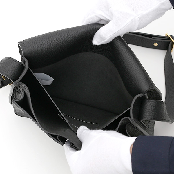 ショルダーバッグ レザー 本革 メンズ レディース ブラック 黒 黒色 斜めがけ 革 鞄 ミニ かわいい おしゃれ StitchandSew(スティッチアンドソー)