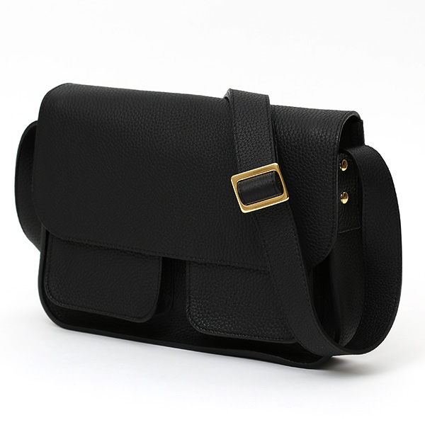 ショルダーバッグ レザー 本革 メンズ レディース ブラック 黒 黒色 斜めがけ 革 鞄 ミニ かわいい おしゃれ StitchandSew(スティッチアンドソー)