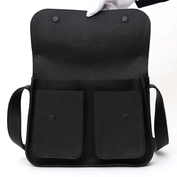 ショルダーバッグ レザー 本革 メンズ レディース ブラック 黒 黒色 斜めがけ 革 鞄 ミニ かわいい おしゃれ StitchandSew(スティッチアンドソー)