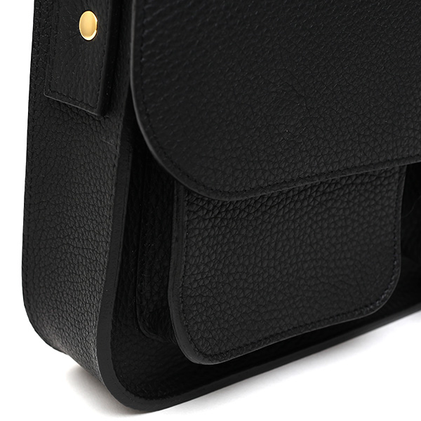 ショルダーバッグ レザー 本革 メンズ レディース ブラック 黒 黒色 斜めがけ 革 鞄 ミニ かわいい おしゃれ StitchandSew(スティッチアンドソー)