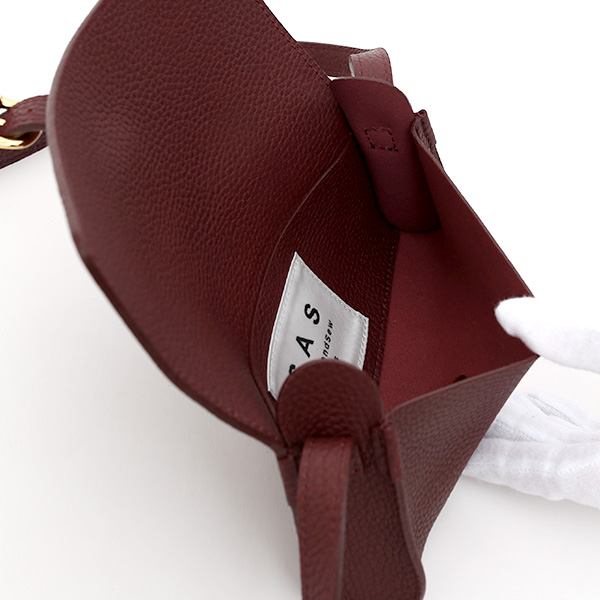  ショルダーバッグ レディース 本革 レザー ワイン レッド ワイン 赤色 小さい 小ぶり ミニ かわいい おしゃれ サブ StitchandSew(スティッチアンドソー)