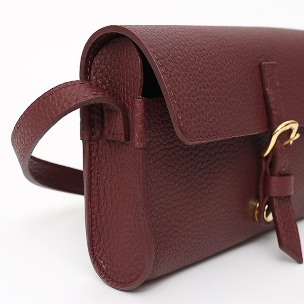  ショルダーバッグ レディース 本革 レザー ワイン レッド ワイン 赤色 小さい 小ぶり ミニ かわいい おしゃれ サブ StitchandSew(スティッチアンドソー)