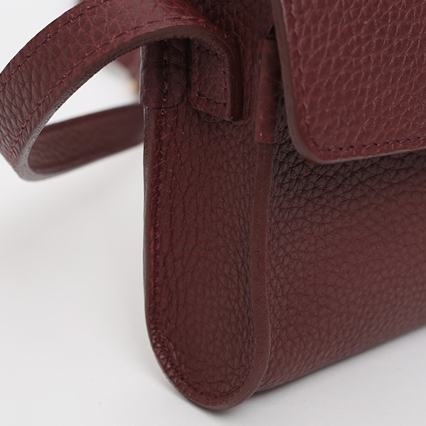  ショルダーバッグ レディース 本革 レザー ワイン レッド ワイン 赤色 小さい 小ぶり ミニ かわいい おしゃれ サブ StitchandSew(スティッチアンドソー)