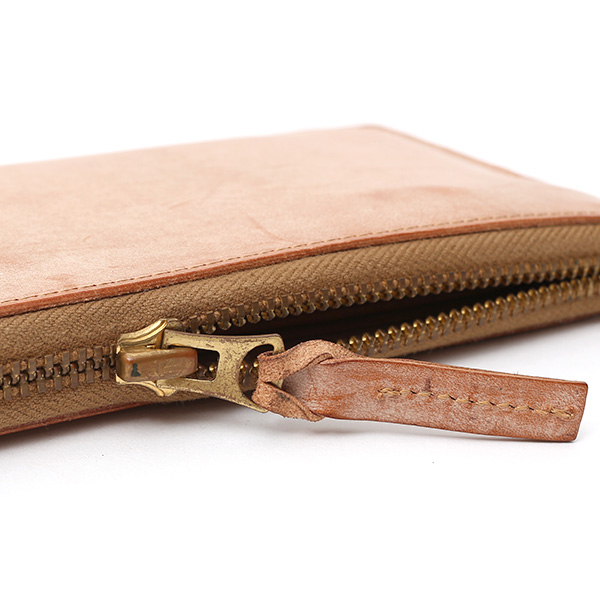  長財布 メンズ 本革 レザー ラウンドファスナー ブラウン 茶 茶色 小銭入れあり 薄型 薄まち コインケース トワクレ(Trois Clefs)