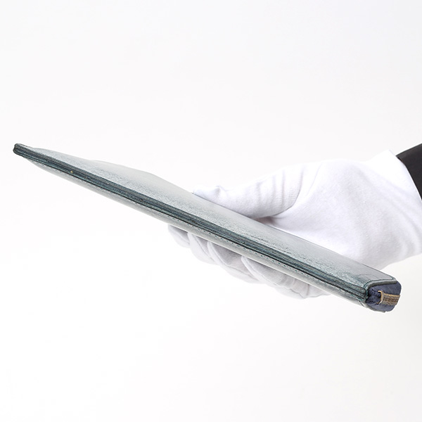  長財布 メンズ 本革 レザー ラウンドファスナー ブルー ネイビー 青色 小銭入れあり 薄型 薄まち コインケース トワクレ(Trois Clefs)