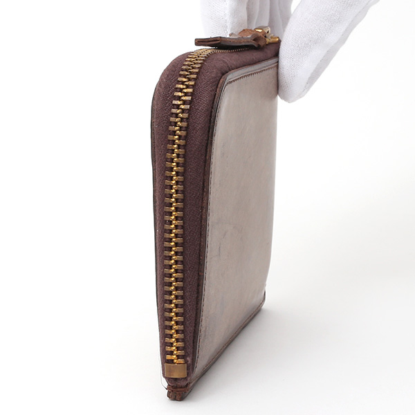  財布 ミニ 本革 レザー ブラウン 茶 茶色 サイフ 薄マチ メンズ 小銭入れ 二つ折り財布 コインケース トワクレ(Trois Clefs)