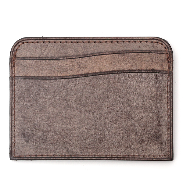  財布 ミニ 本革 レザー ブラウン 茶 茶色 サイフ 薄マチ メンズ 小銭入れ 二つ折り財布 コインケース トワクレ(Trois Clefs)