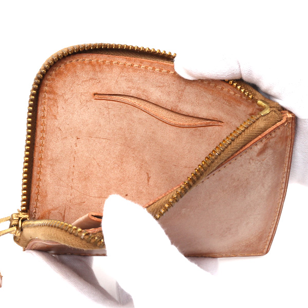  財布 ミニ 本革 レザー ブラウン 茶 茶色 サイフ 薄マチ メンズ 小銭入れ 二つ折り財布 コインケース トワクレ(Trois Clefs)