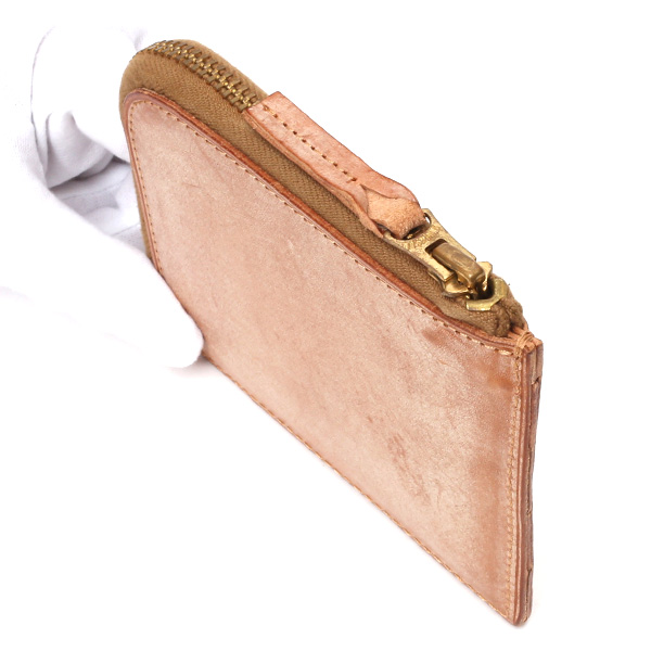  財布 ミニ 本革 レザー ブラウン 茶 茶色 サイフ 薄マチ メンズ 小銭入れ 二つ折り財布 コインケース トワクレ(Trois Clefs)