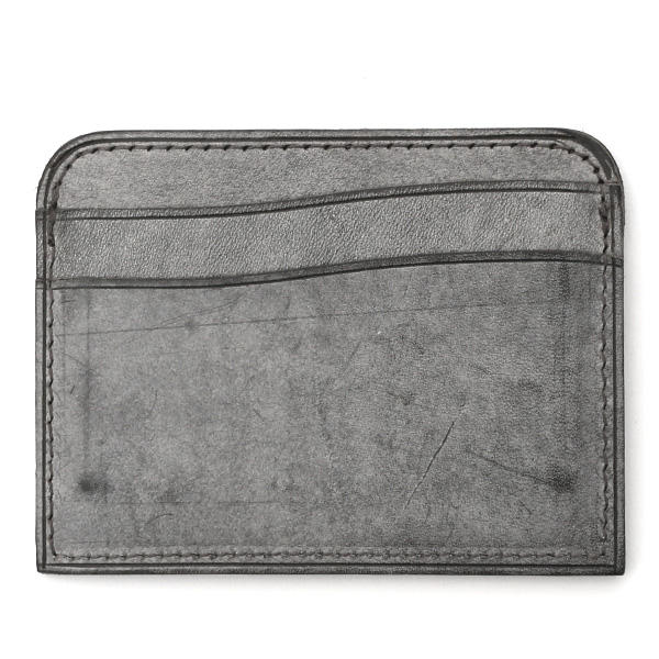  財布 ミニ 本革 レザー ダークグレー グレー グレイ 灰色 サイフ 薄マチ メンズ 小銭入れ 二つ折り財布 コインケース トワクレ(Trois Clefs)