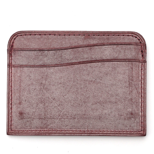  財布 ミニ 本革 レザー レッド ワイン 赤色 サイフ 薄マチ メンズ 小銭入れ 二つ折り財布 コインケース トワクレ(Trois Clefs)