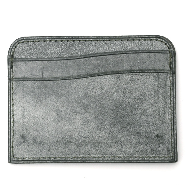  財布 ミニ 本革 レザー グリーン 緑色 サイフ 薄マチ メンズ 小銭入れ 二つ折り財布 コインケース トワクレ(Trois Clefs)