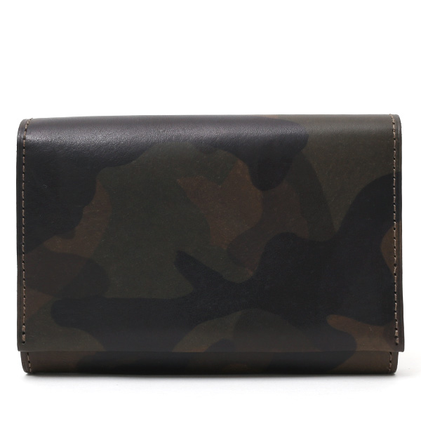 【約10営業日内に発送】トワクレ(Trois Clefs) ミドルウォレット 迷彩グリーン