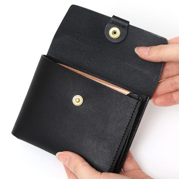  URUKUST(ウルクスト) BIFOLD WALLET ブラック 黒 黒色 