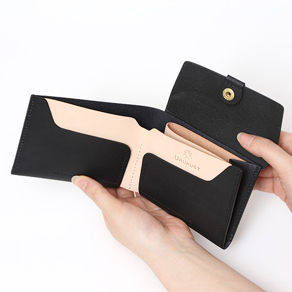  URUKUST(ウルクスト) BIFOLD WALLET ブラック 黒 黒色 