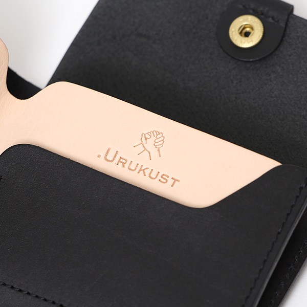  URUKUST(ウルクスト) BIFOLD WALLET ブラック 黒 黒色 
