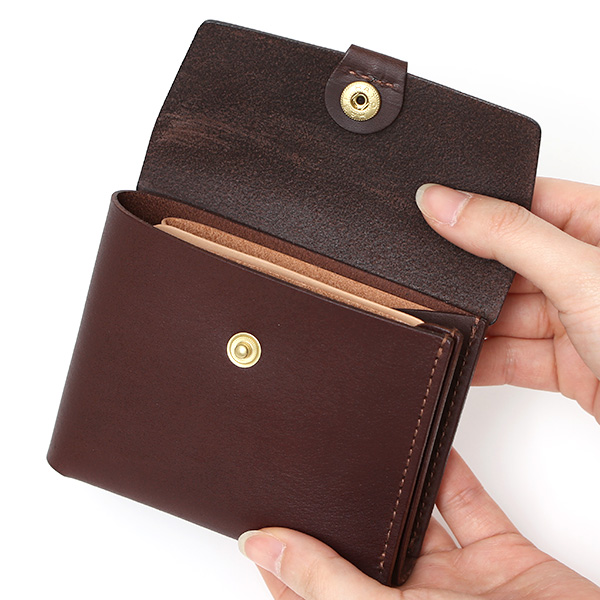  URUKUST(ウルクスト) BIFOLD WALLET ダークブラウン ブラウン 茶 茶色 