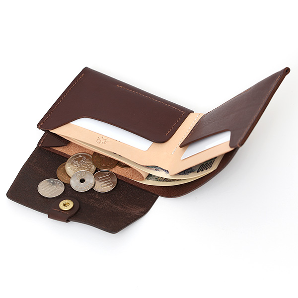 URUKUST(ウルクスト) BIFOLD WALLET ダークブラウン ブラウン 茶 茶色 